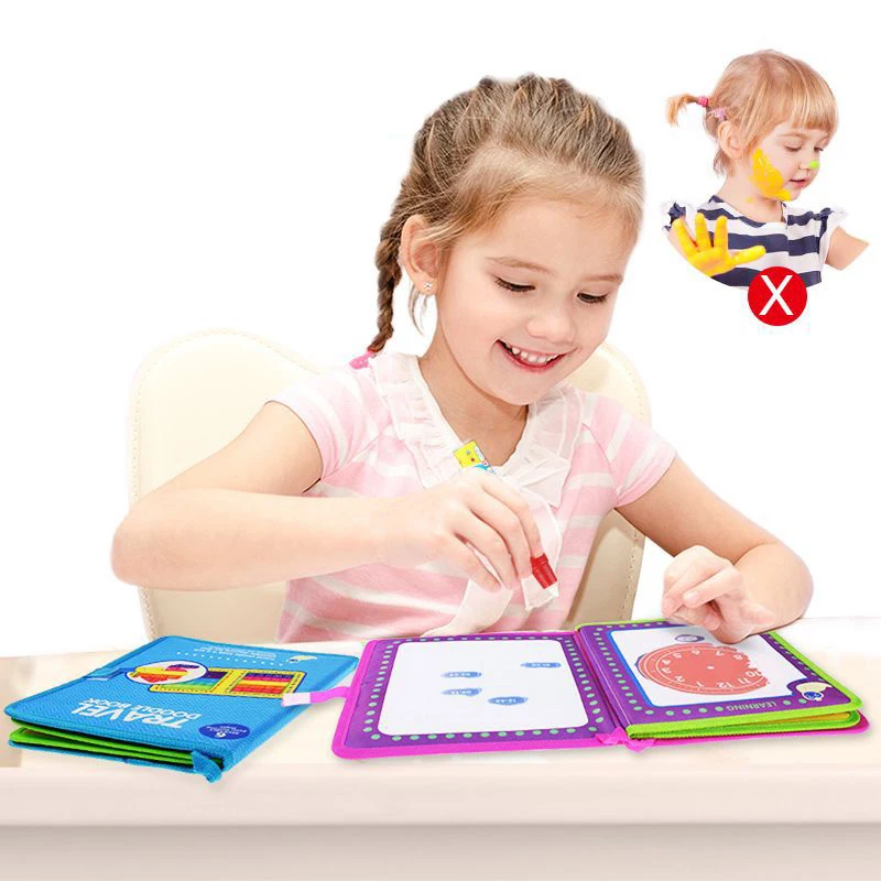 

Educational Magic PaintingWater with Magic Pen Doodle Painting Picture Water Drawing Play book in Drawing Toys Board Gift