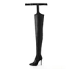 Botas Mujer High Quality For Women Boots Over Knee Boots  PU Leather Thigh High Booties Sexy Toe Buckle Strap Zip Woman Shoes ► Photo 3/4