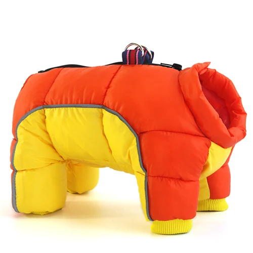 Ropa de invierno para perros pequeños, ropa cálida y reflectante para cachorros, disfraz de bulldog francés, abrigo mediano para chihuahua, chaqueta para perros