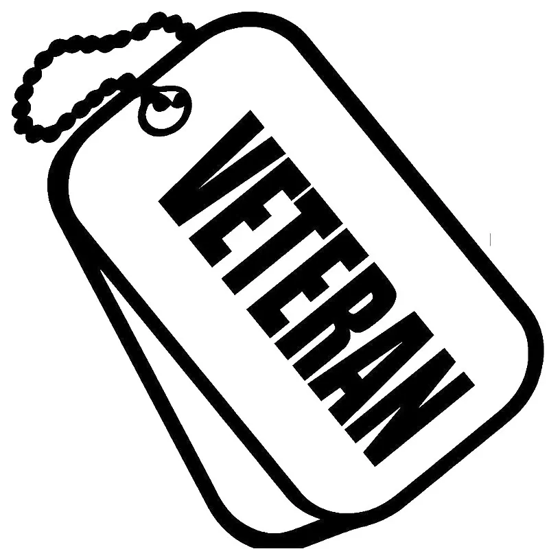 

16X16.1CM MARINES DOG TAGS VETERAN Vinyl Decals Car Sticker Car-styling Accessories S8-0811