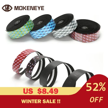 

Bicycle Handlebar Tape with 2 Bar Plug Road Cycling Bike EVA Bar Tape Waterproof Star Fade Tape Wrap Bicycle Accessory 4 Colors