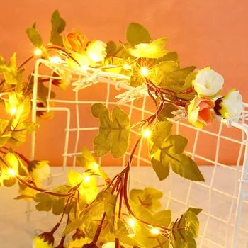 

Room Garden Party Decorative Light String Flower String Decorative Lantern Silicone Festival Decortation led light string