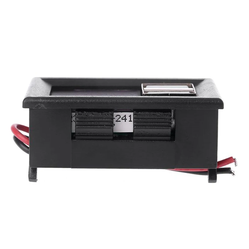 12V Цифровой вольтметр напряжение батареи Панель метр для автомобиля мотоцикла USB 5V 2A выход