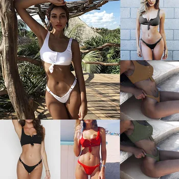 

Sexy Bikinis Set mujer Brazilian Bikini Push Up Bathing Suit Swimwear Women Swimsuit Female Swimming Suit Tankini Biquini 2020