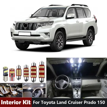 

17pcs Canbus Car LED Interior Lights Package Kit For Toyota Land Cruiser Prado 150 2010-2019 Map Trunk Dome Lamp