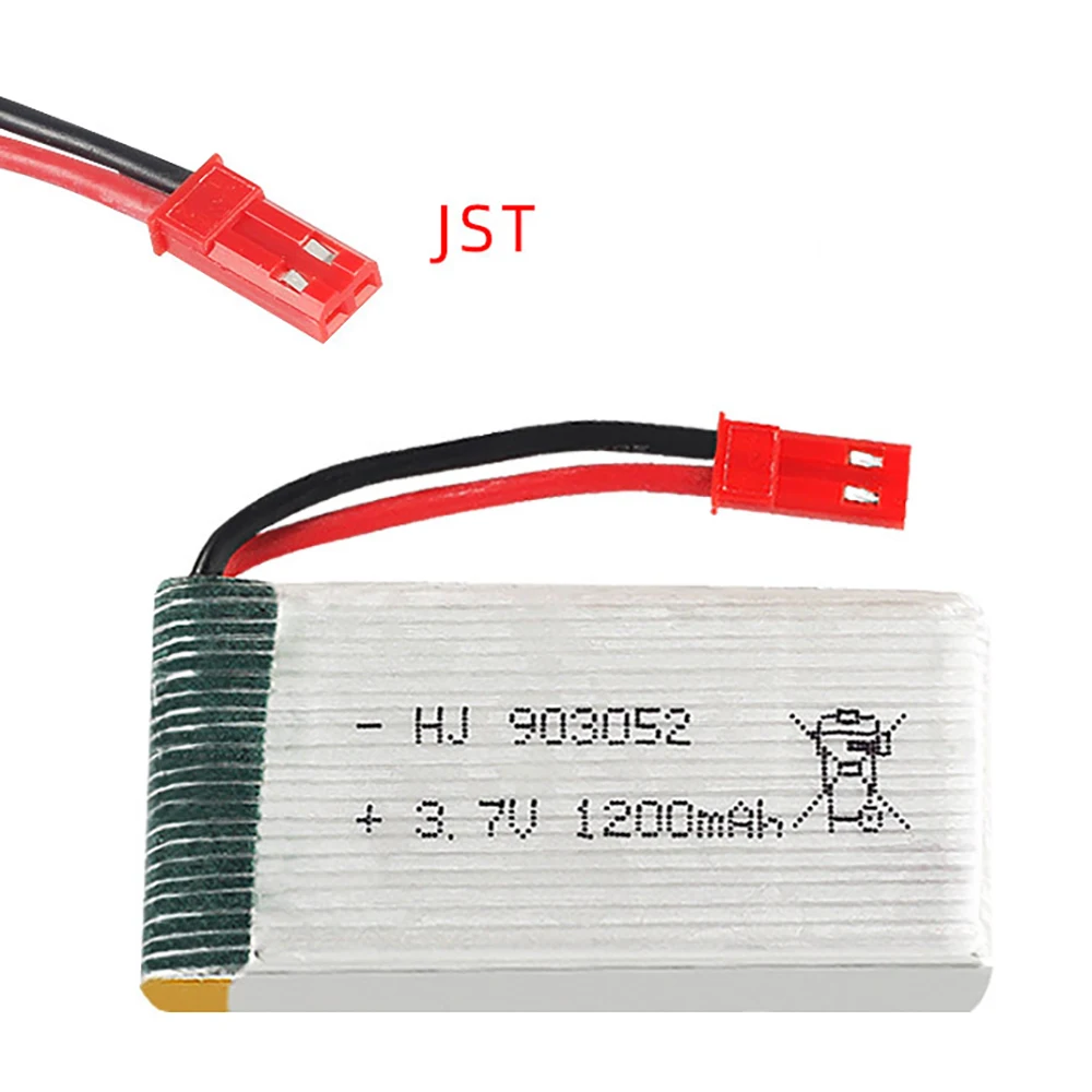 Lipo Bateria 903052 Jst Plug e em Carregador Conjunto para H11d H11c Helicóptero de Controle Remoto Aviões Baterias 3.7v 1200mah - Image 5