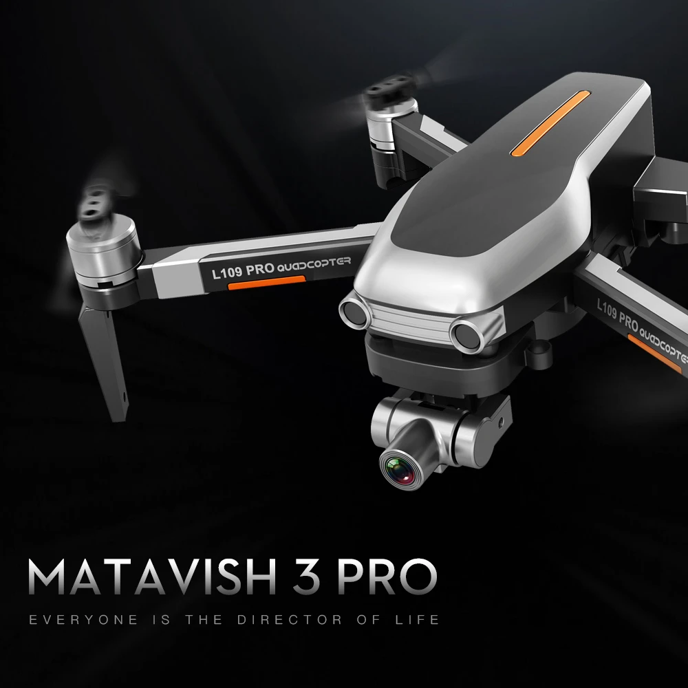 MATAVISH 3 PRO GPS Drone 4K Quadcopter Mechanical Two-axis Anti-shake 5G WiFi FPV  1.2km HD ESC Camera  Profissional Drone hx750 drone control