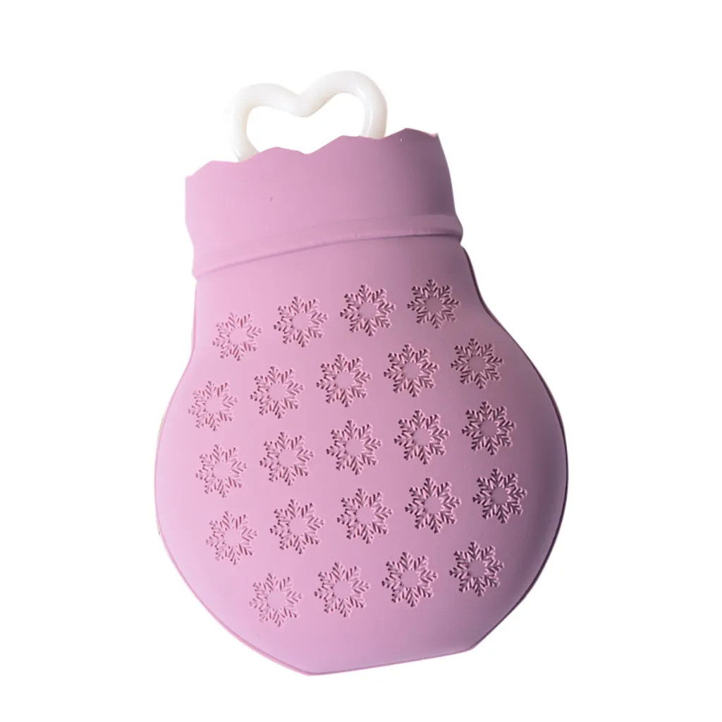 Microwave Heating Bottle Silicone Water Bag Environmental Friendly Bottle Relaxation Outdoor Cold Protection Oct#18
