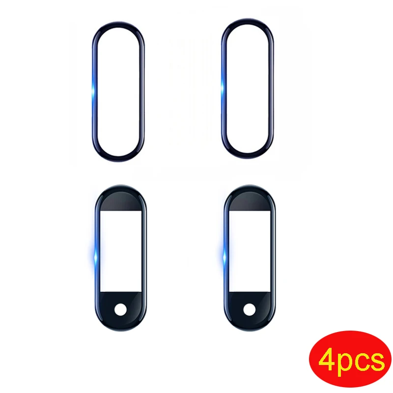 4pcs 2 шт. Защитная пленка для mi Группа 4 ремень пленка из закаленного стекла с защитой от/устойчивая к царапинам протектор mi Группа 4 стекло(не закаленное стекло - Цвет: 4pcs
