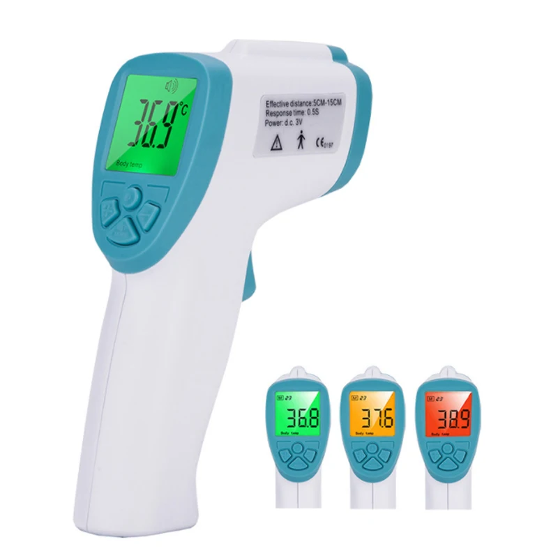 

LCD Display Digital Thermometer Forehead Non-touch Infrared Temperature Meter Non-contact Temperature Measurement Devices