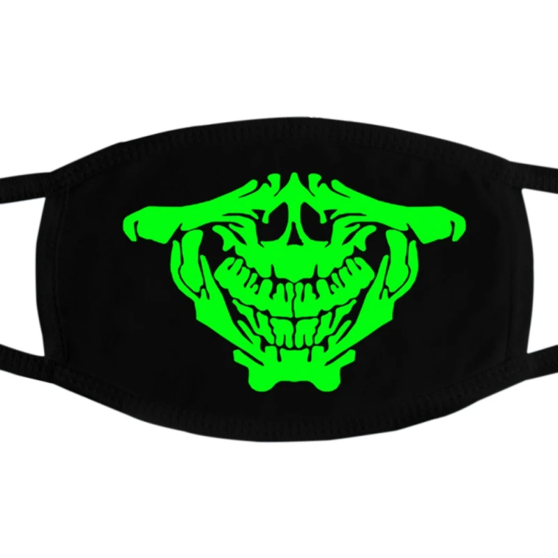 Мульти Применение световой аксессуары маски, способный преодолевать Броды для взрослых с рисунком череп на Хэллоуин маски Скелет PM2.5 пыле Череп Половина косплей с маской для лица - Цвет: 10