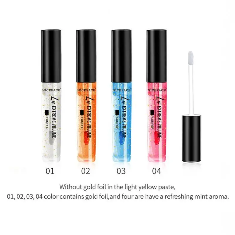 Lip Plumper Mineral Oil Vitamin E Moisturizing Plumping Lip Gloss Lip Extreme Volume Essence Nutritious Lips Enhancer Serum