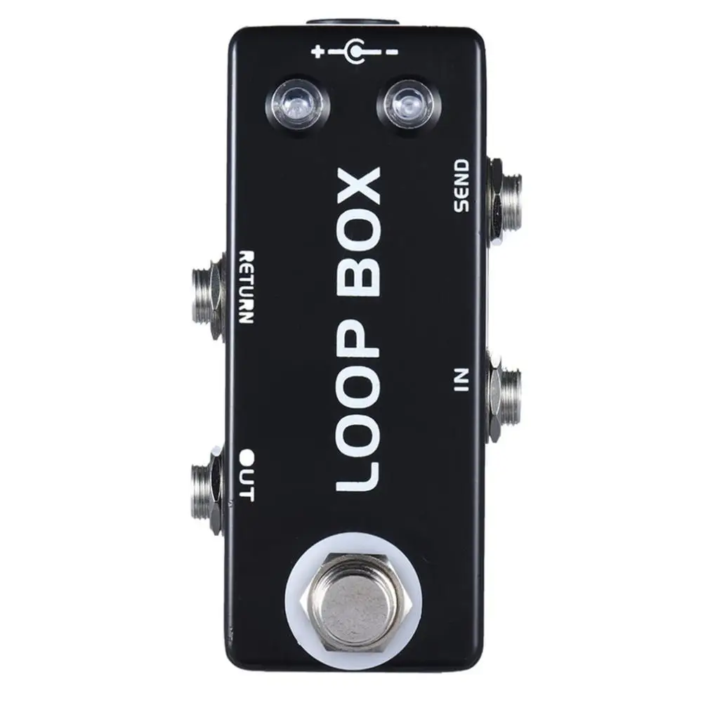 Loop Box Mini Guitar Effect Pedal Switcher Channel Selection True Bypass Pedal Guitarra Guitar Parts Accessories