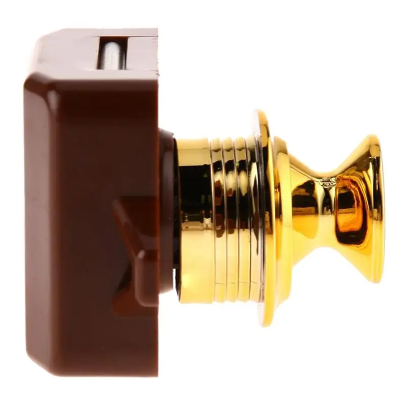 26mm Push Lock Latch Button Catch Lock Motorhome RV Cabinet Cupboard Door Knob
