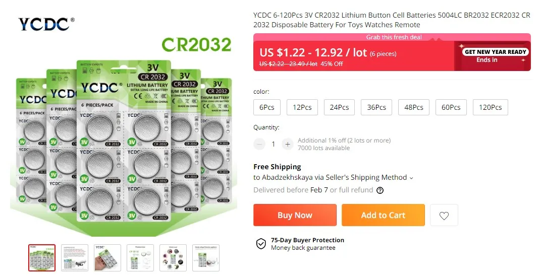 YCDC 10-100Pcs 1.55V AG4 SR626 177 Alkaline Button Cell Batteries For Watch Toys Remote Coin Battery 626A 377A CX66W Single Use