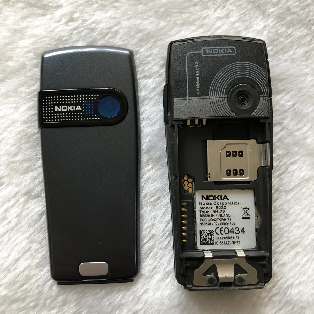 Отремонтированный Мобильный телефон Nokia 6230 GSM трехдиапазонный разблокированный и английский русский арабский клавиатура Старый дешевый телефон