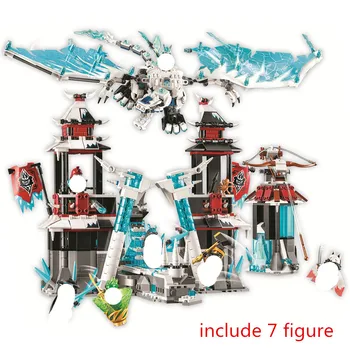 

Ninjagoed Castle of the Forsaken Emperor Building Blocks Kits Bricks Classic Movie Ninja Model Kids Toys For Children Gift