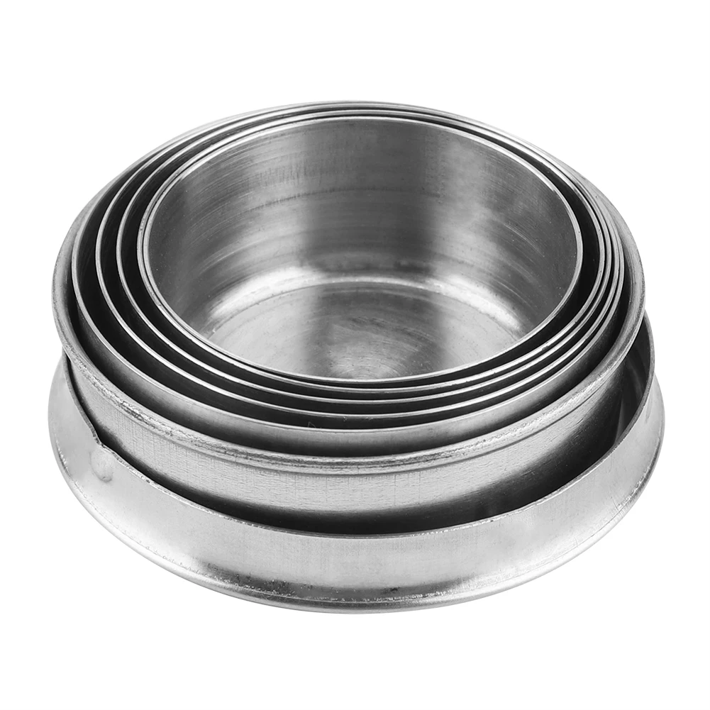Household 60ml 150ml 250ml Stainless Steel Camping Folding Cup Portable Outdoor Travel Demountable Collapsible Cup With Keychain
