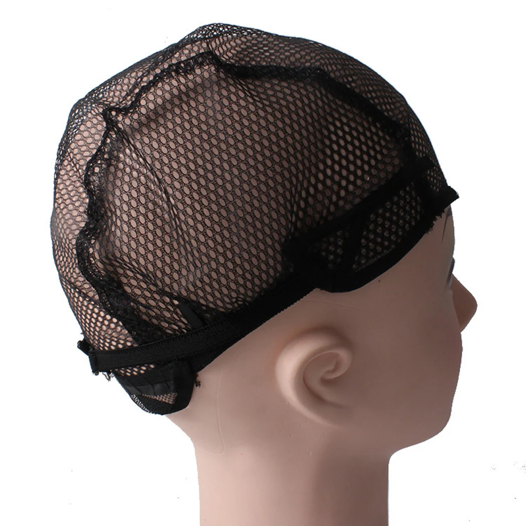 5x Stretchable Elastic Fishnet Wig Cap Hair Net Mesh Wig & Weave Caps Black 5x Stretchable Elastic Fishnet Wig Cap Hair Net Mesh Wig & Weave Caps Black