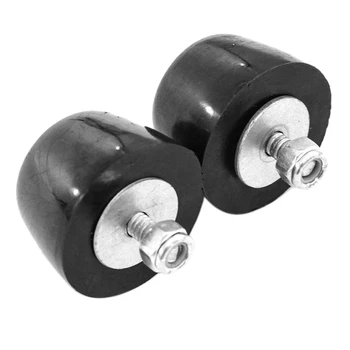 

2Pcs Black Plastic Bumper Cushion Hood Bump Stop for Jeep Wrangler JK 1987-2018