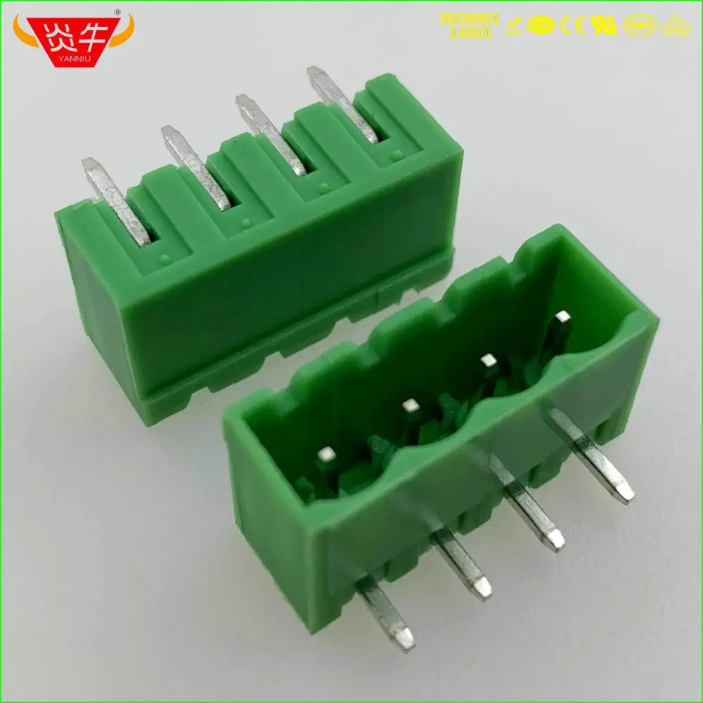 KF2EDGRC 5,08 2 P~ 12P разъем печатной платы штепсельный блок 2EDGRC 5,08 мм 2PIN~ 12PIN MSTBA 2,5G 1757242 PHOENIX контакт DEGSON - Цвет: 2EDGRC-5.08-4P