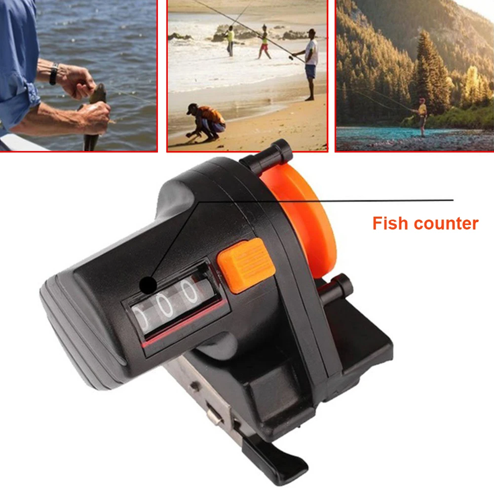 Fish Finder Wire Gauge 0 999M Portable Meter Length Counter Tool Tackle