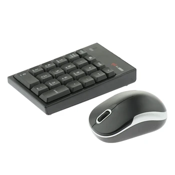 

USB Numeric Keypad Portable Slim Number Pad and Mouse Combo for Laptop Desktop Computer PC Full Size 22 Key Number Keyboard