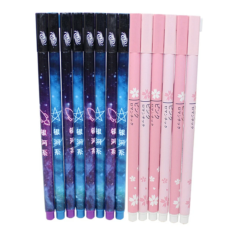 

0.5MM Gel Pen Double Neutral Writing Pens for Students School Girls Gift School Office Supplies Learning Stationery Wholesale