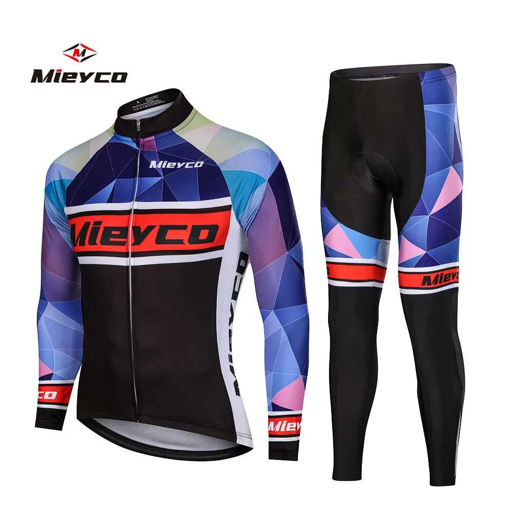 

Mieyco 2019 Pro Cycling Jersey Set Long Sleeve Mountain Bike Clothes Wear Maillot Ropa Ciclismo Racing Bicycle Cycling Clothing