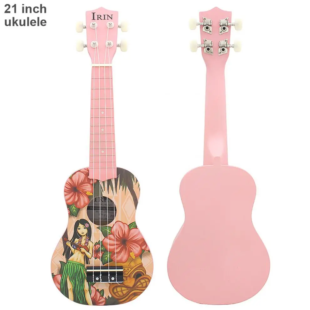 

Ukulele 21 Inch Soprano Ukulele Hawaii Girls 12 Fret Four Strings Hawaii Guitar String Musical Instrument Hot Sale