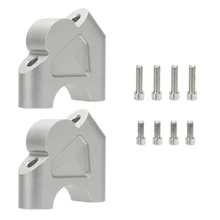 1 пара Универсальный зажим для мотоцикла алюминиевые аксессуары подъемники стойки для руля удлинение Замена прочный для R1200GS R1200LC R1200ADV