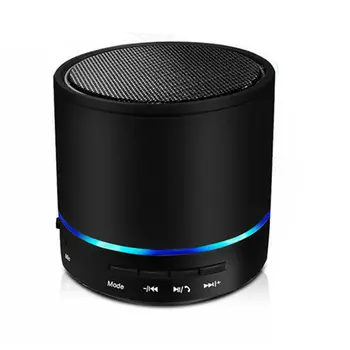 

Portable Mini Wireless Speaker With Mic Loudspeaker LED Heavy Bass Stereo Music Players Sound Box Speaker