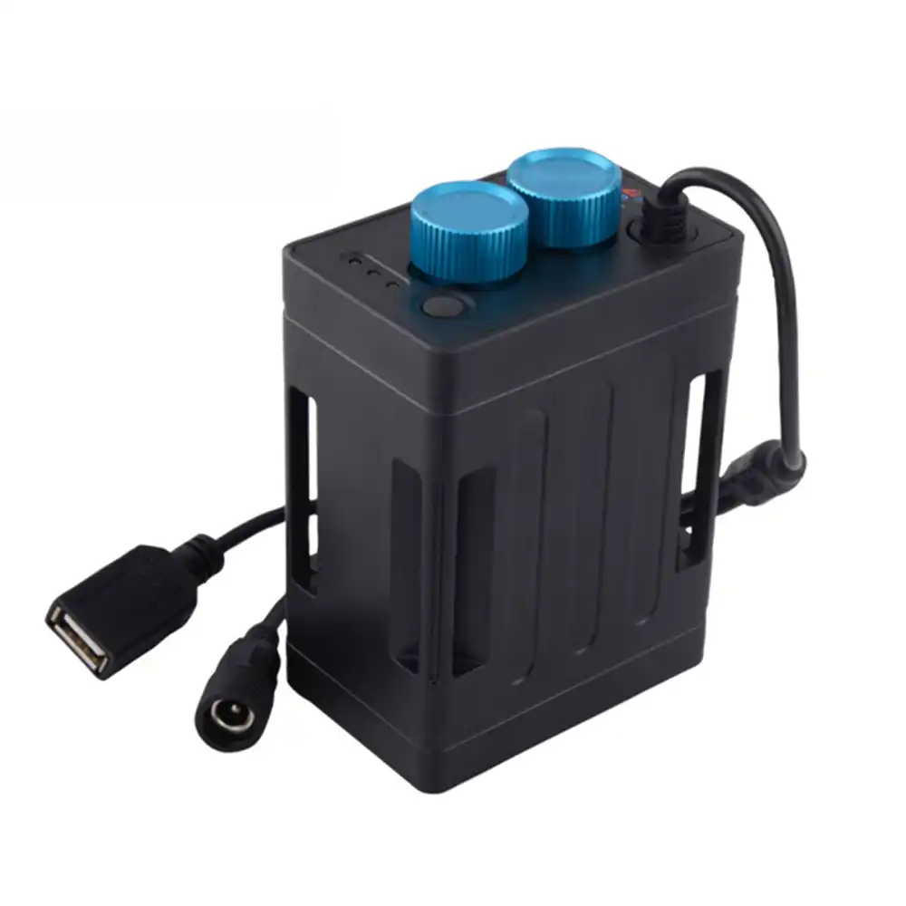 Waterproof Power Bank 6x18650 Battery Storage Case Box Holder For Bike LED Light