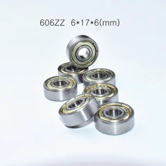Подшипники из углеродистой стали 10 штук 604zz 605zz 606zz 607zz 608zz 608RS 624zz 625zz 626zz 627zz металлическим герметичным подшипником - Цвет: Carbon 606zz
