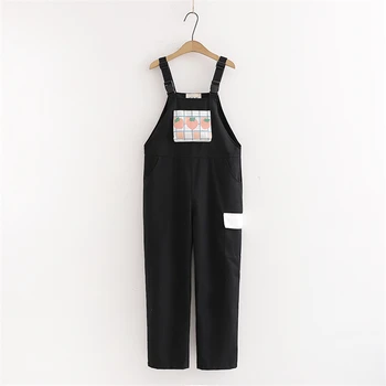 Kawaii Vintage Strawberry Trousers Overalls 2