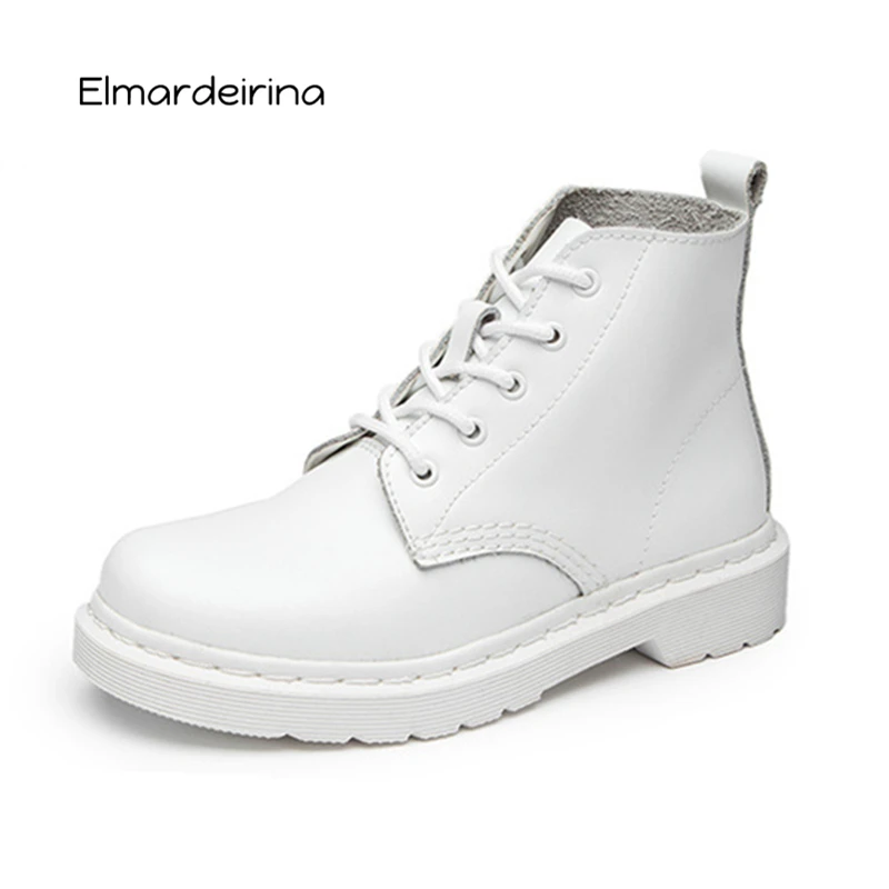 

2019 Boots Women Genuine Leather Shoes For Winter Boots Shoes Woman Casual Spring Genuine Leather Botas Mujer Female Ankle Boot