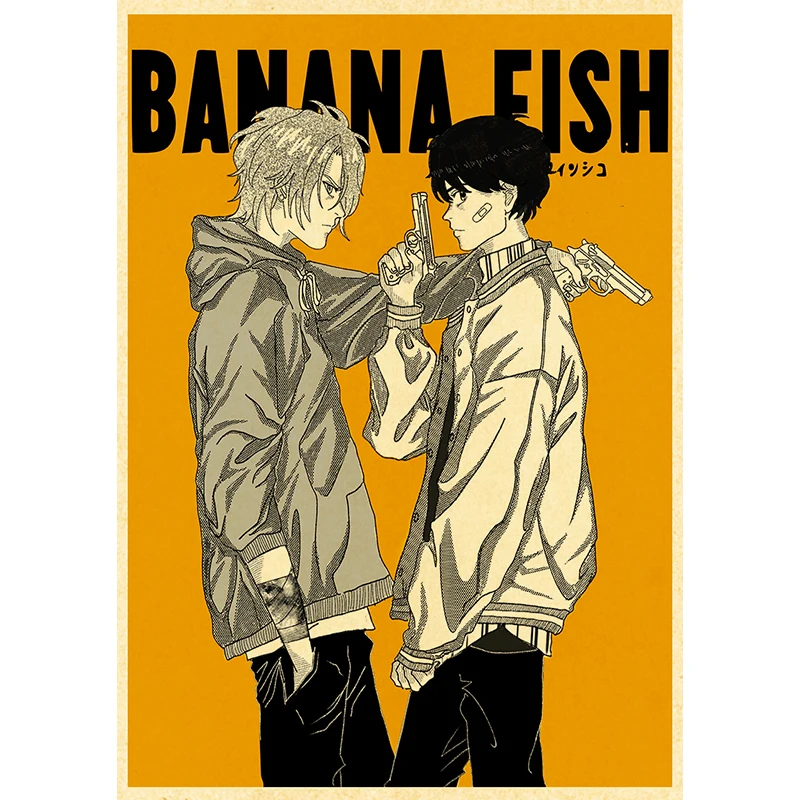 Anime Series BANANA FISH poster cartoon high Quality retro poster Prints  Wall Painting Decor Poster Home Decoration - AliExpress