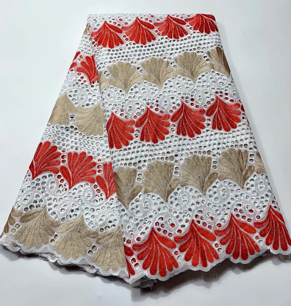 tissu african dry lace fabrics high quality cotton lace fabric hot sale soft swiss voile lace in switzerland dubai fabric 5yards