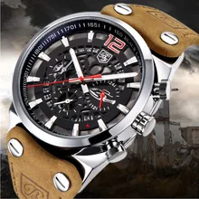 BENYAR брендовые кварцевые часы модные кожаные военные водонепроницаемые аналоговые спортивные часы с хронографом Relogio Masculino Zegarek Damski