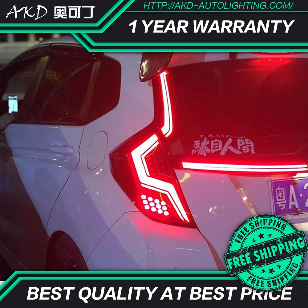 АКД автомобильного тюнинга задних фонарей задние фонари для Honda Fit Джаз GK5 2014-2018