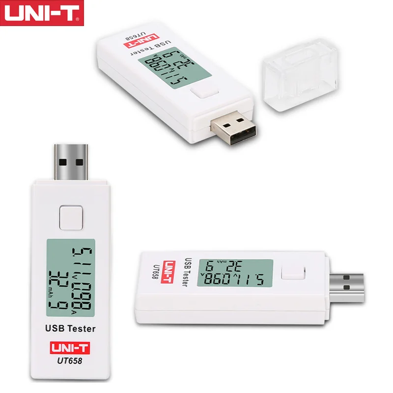 

UNI-T UT658 UT658B USB Tester Mobile Phone Notebook Mobile Power Safety Monitor 3.0V-9.0V/0.0A-3.0A