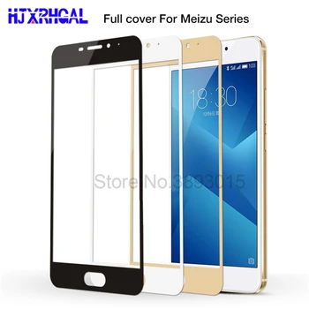 

9H Full Cover Tempered Glass For Meizu M3 Note M3S M3 Mini M3E Pro 7 Plus Screen Protector On the Meizu U10 U20 M5 Note M5s M6 M6S M6T Protective Film