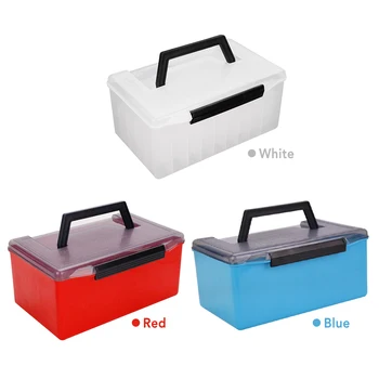 Fishing Tackle Box PVC High Quality Fishing Box Gear Accessories Storage Box Case Fishing Tackle Box Accessories 6