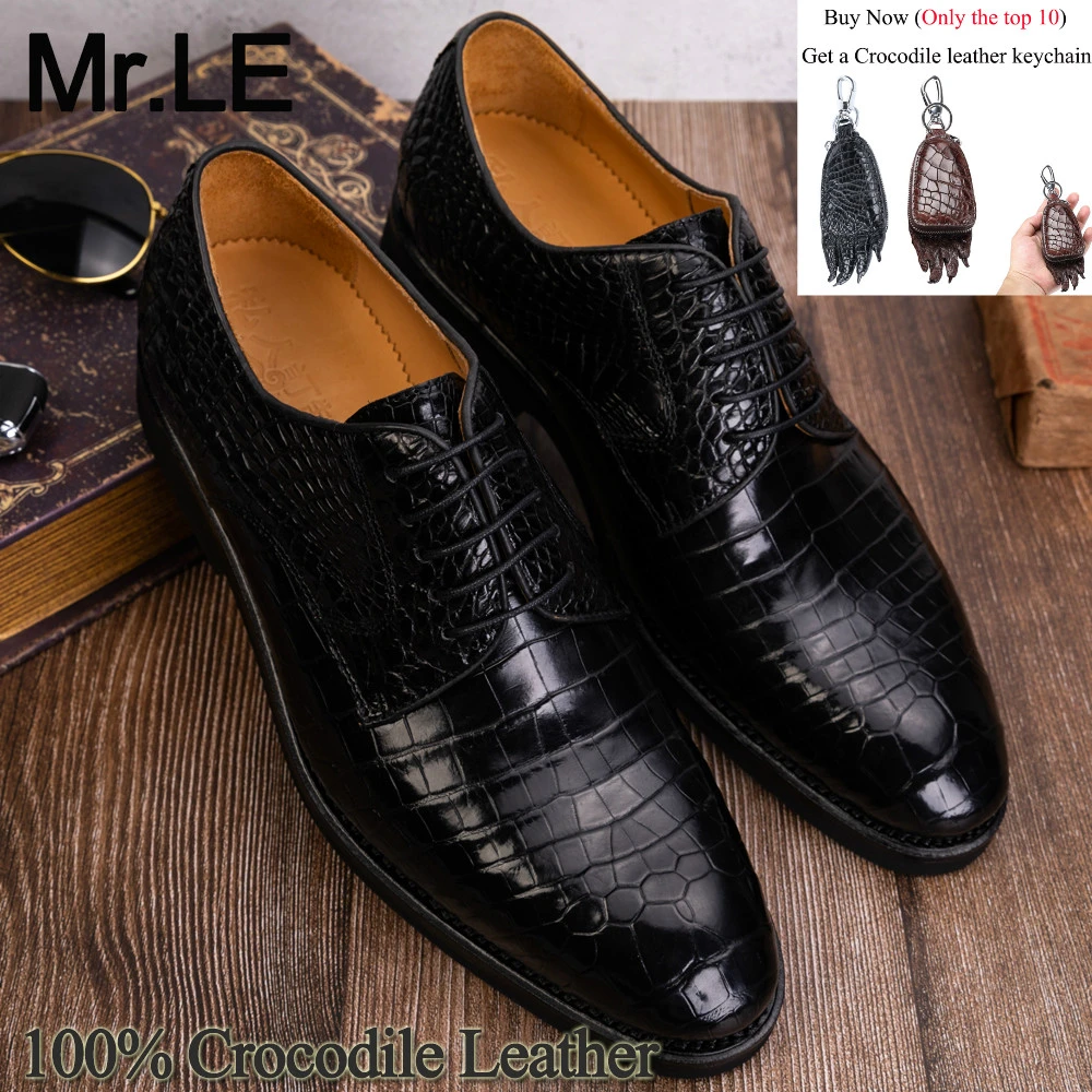 men's casual crocodile shoes