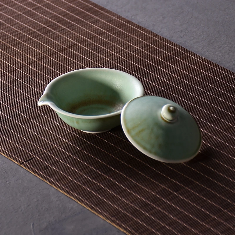 TANGPIN зеленый керамический гайвань чайная чашка из фарфора chawan китайский чайный набор кунг-фу посуда для напитков 100 мл