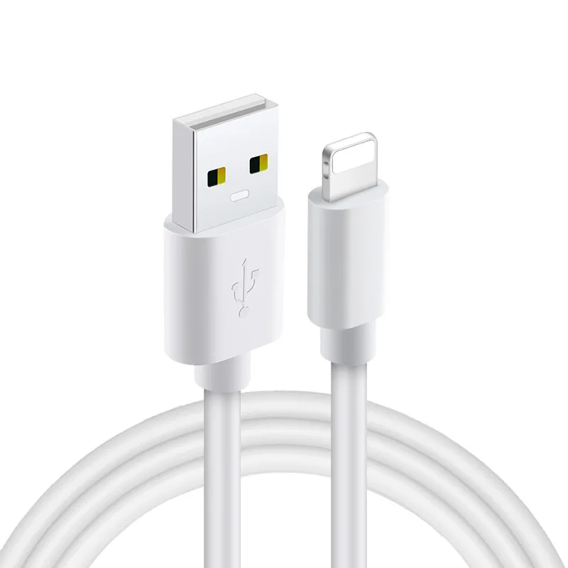 2A USB кабель для быстрой зарядки для iPhone XS Max XR X 11 8 7 6 6S 5 5S кабель для быстрой зарядки мобильного телефона кабель для быстрой зарядки данных - Цвет: Белый