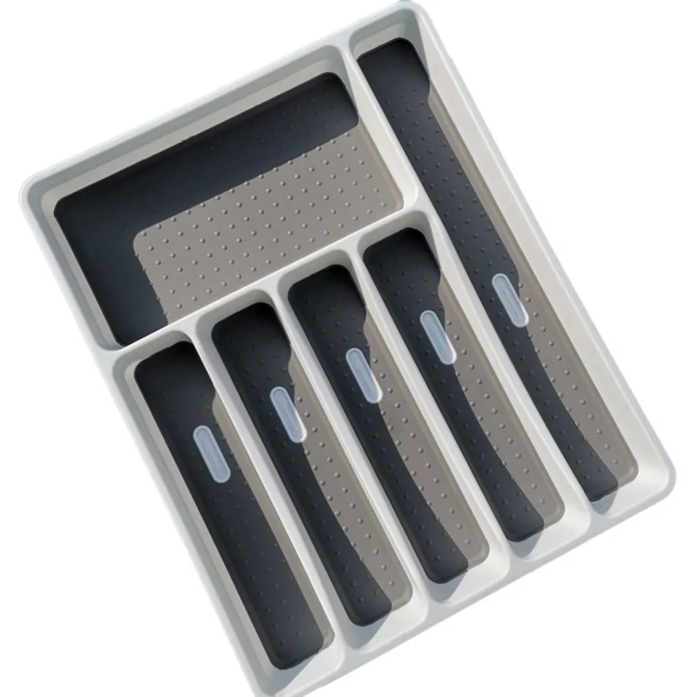 Cutlery Tray Drawer Cutlery Tray Cutlery Storage Box Plastic Cutlery Storage Tray Separation Professional