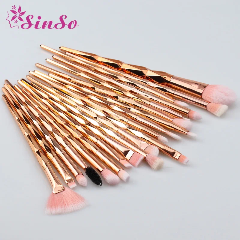

SinSO 20PCS Professional Makeup brushes Set Foundation Powder Blush Unicorn Makeup Brush Kit Eye shadow Eyebrow Eyeliner Brush