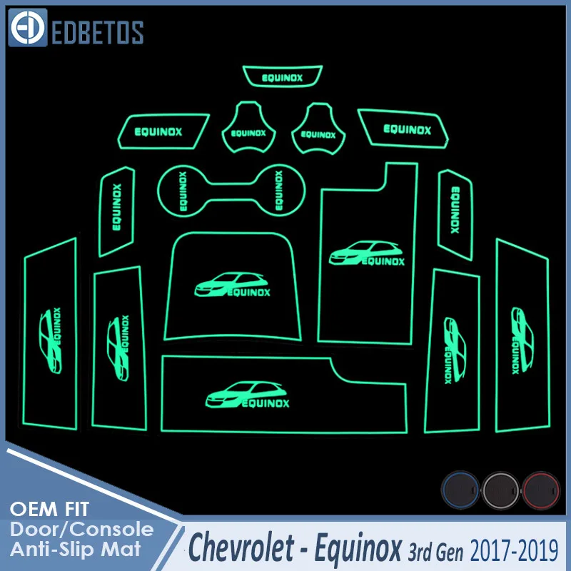 Грязный коврик для Chevrolet Equinox 3 MK3 3-го поколения Chevy аксессуары двери паз ворота слот подставка Противоскользящий коврик