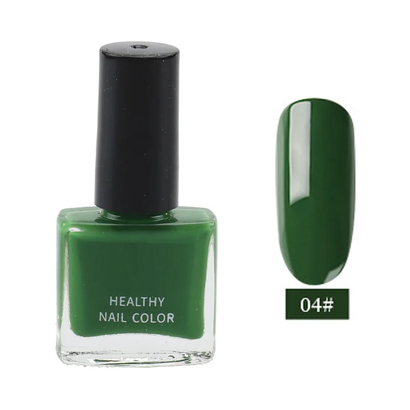 04 QUNQC Nail Polish 37 Colors Gray Red Green Series Nail Polish 6ml Quick Dry Eco-friendly Hybrid Varnishes Polish Nail Art - Цвет: 04